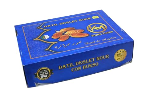 Mercado del Paraíso ➤ Dátiles Deglet Nour 5Kg ➤ Dátiles en rama, dátiles naturales, con hueso