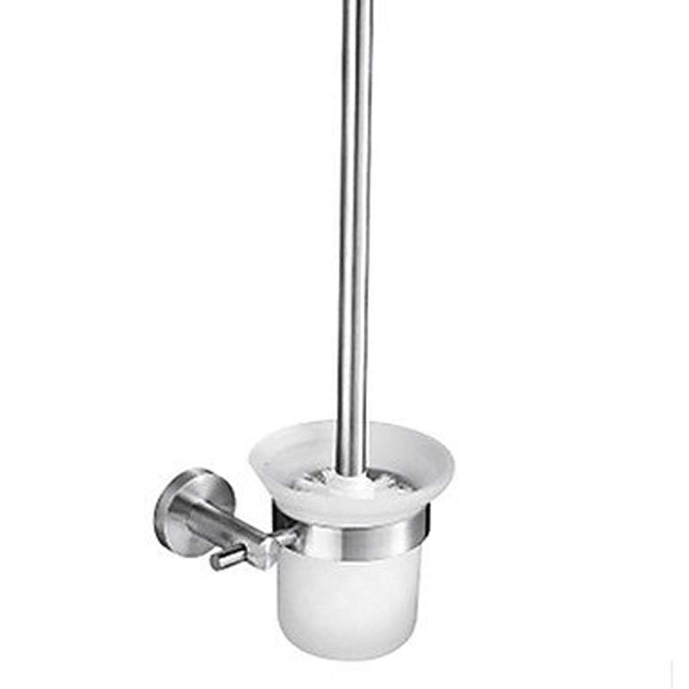 Scopino per WC con supporto, robusto strumento di pulizia per una pulizia profonda del bagno, design compatto salvaspazio, ideale per riporre oggetti essenziali in bagno