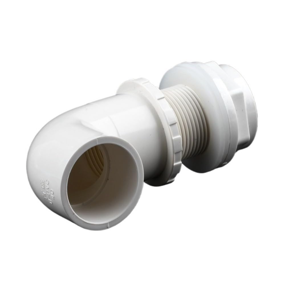 Conectores para tuberías de PVC. Conector de Codo PVC Blanco 90 Grados for acuarios y Sistemas Agua 20-50 mm(32mm,5Pcs)