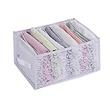 🧦ROPA: este juego de organizador de cajones es perfecto para guardar sus sujetadores, ropa interior, calcetines, camisas, jeans, pantalones y otros artículos personales.