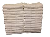 Grandeur Luxury Hospitality Washcloths, 24-Pack