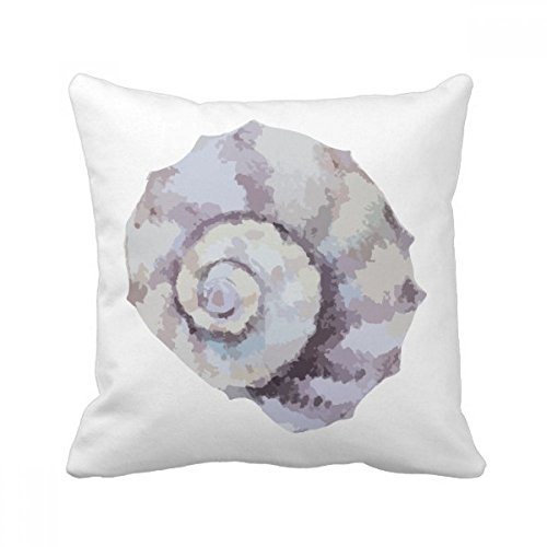 Coussin escargot bleu marine pour soulager le dos sur un canapé inconfortable