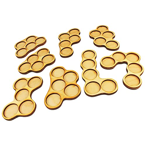 LITKO 5-Figure Horde Tray Set for 25mm Circle Bases (8)