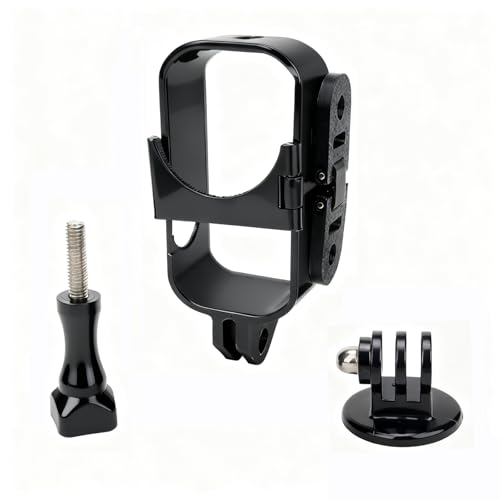 For DJI OSMO NANOアクションカメラ用 双方向拡張フレームアダプター カメラベース水平、垂直フレーム 保護フレーム マウント カメラケージマウント 横置き/縦置き 保護ブラケット 軽量で持ち運びに便利 簡単に分解でき 撮影が簡単 (フレーム+