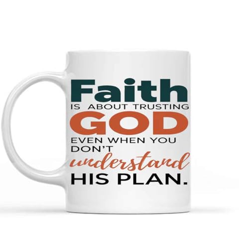 Humorous Gift Idea for Work Faith Is About Trusting God