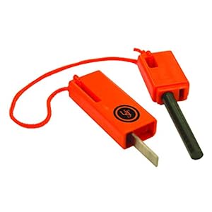 UST Unisex’s Spark Force Fire Starter-Oranje, 15 x 9 x 1,5 cm