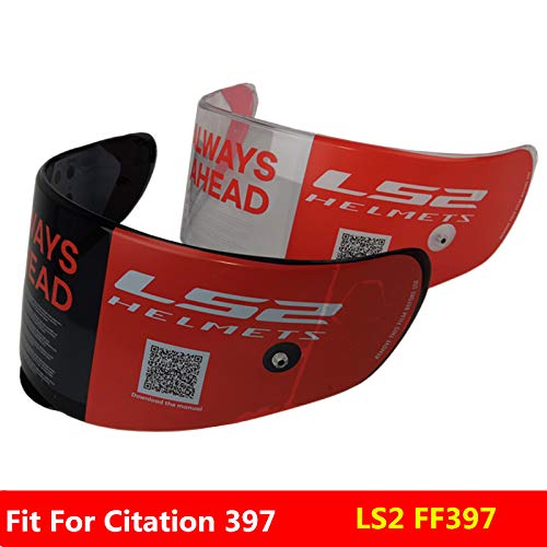 LS2 Helmets FF397 Citation Road Touring Motorcycle Helmet Visor Face Shield with Pinlock (Silver) : Automotive