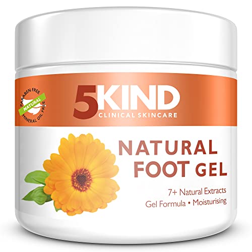 5kind clinical skincare - Gel natural para pies con fórmula antifúngica para aliviar las molestias en talones agrietados, piel seca, dedos, pies y piernas, 300 ml Cover