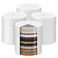4 Pack 20 Stage Shower Filter Replacement Shower Cartridge Filter, Shower Head Filter Refill with Vitamin C Shower Head Replacement Filter for Hard Water by Cenipar
