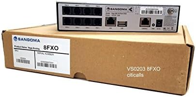Sangoma Vega VS0203 60G-0008 8 Port FXO SIP T.38 Analog VoIP Gateway