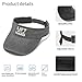 Lift Heavy EAT Ass Sunshade Fashion Caps for Men Adjustable Visor Hat Light Grey