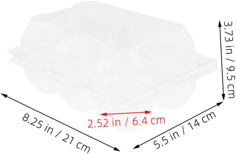 15pcs Plastic Goose Egg Carton Reusable Egg Storage Container for Fridge Holder Portable Design for Kitchen Home Restaurant Supermarket