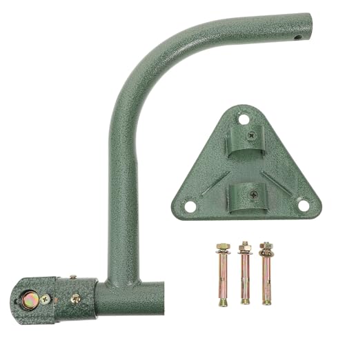 Fixation fiable pour ventilateur camping et industriel jojofuny support mural en fer vert - 2