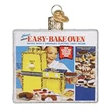 Old World Christmas Easy-Bake Oven Glass Blown Ornament for Christmas Tree, Handcrafted Holiday Decoration, Children's Collection
