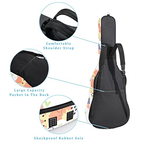 Housse de transport étanche pour guitare avec bandoulière réglable Motif champignons et feuilles d’automne, Multicolore… - Les Beatles, Paul McCartney, John Lennon, RIngo Starr, George Harrison Housse de transport étanche pour guitare avec bandoulière réglable Motif champignons et feuilles d'automne, Multicolore… – Image 4