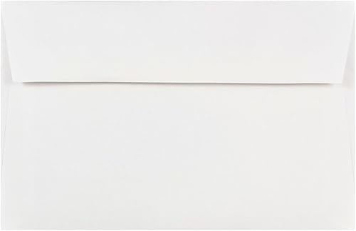 Miniatura 5 de JAM PAPER Sobres de invitación A7 - 5 14 x 7 14 - Blanco - Paquete de 50 unidades