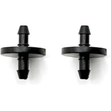 Replacement 2-Pack Emil10 1 GPH Drip Irrigation Inline Emitter - Black for Thrifco Plumbing 6821081