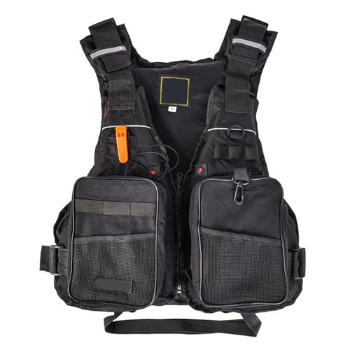 Aquafix 釣り ライフジャケット フローティングベスト フィッシングベスト 浮力材付き反射性ベルト 釣り専用 ポケット沢山 通気性よく 軽量 多機能