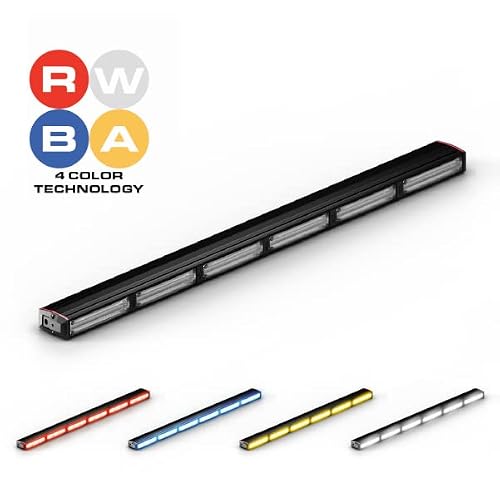Feniex Quantum® (Amber, Red, Blue, White) Programmable Lightstick (Quad Color Unlocked, 600) #TOP1