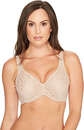 Wacoal Sutiã feminino com aro de cobertura total Halo Lace, Torradas, 40D