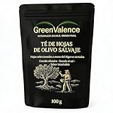 GreenValence Té de Hojas de Olivo Silvestre – Hojas Cortadas Seleccionadas a Mano del Algarve – Crecimiento Silvestre, Natural y Secado al Sol – Infusión Mediterránea Premium sin Aditivos (100 g)