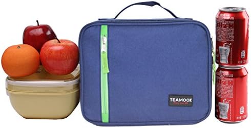 TEAMOOK Lunch Bag Insulated Lunch Box Cool Bag for Adults and Kids 5L Blue