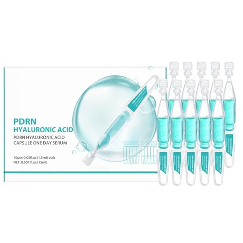 Sérum PDRN anti-âge et acide hyaluronique hydratant pour un lissage cutané immédiat