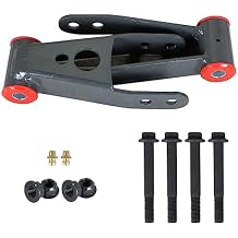 LABLT Adjustable 1-2 Rear Lift Shackles Level Kit Replacement for 1984-2001 Cherokee XJ 2WD/4WD