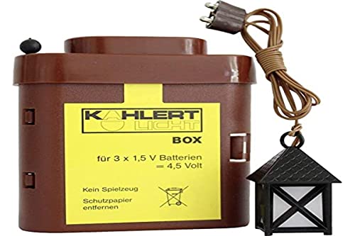 Kahlert Licht 20104 Krippenlaterne 4.5V mit Batterie-Box