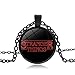 AKKGK Bijoux Stranger Things Collier Pendentif À Bijoux Stranger Things Chaîne De Chandail Vintage