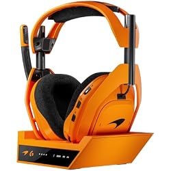 Logitech G Astro A50 X LIGHTSPEED McLaren Edition + Base Station | Wireless Gaming Headset, PRO-G GRAPHENE, PLAYSYNC: Xbox Series X|S+PS5+PC/mac, Bluetooth, HDMI 2.1 Passthru - Papaya