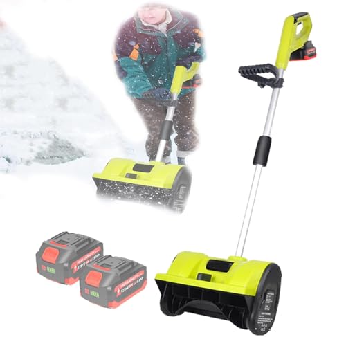 Pelle à neige électrique 32 cm à poussée manuelle et décharge haute performance 8 mètres
