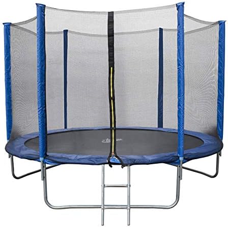 AIRWAVE Outdoor Trampoline With Safety Enclosure For Kids and Children