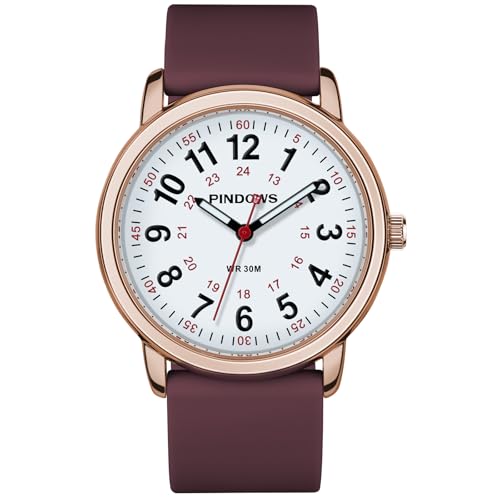 PINDOWS Nurse Watch for Women and Men, Analog Quartz with Second Hand by PINDOWS - Used condition - Image 2