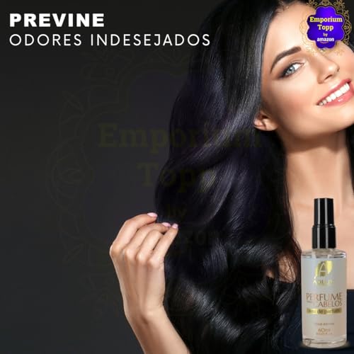 Perfume Profissional Para Cabelos 60 Ml Floral Intenso