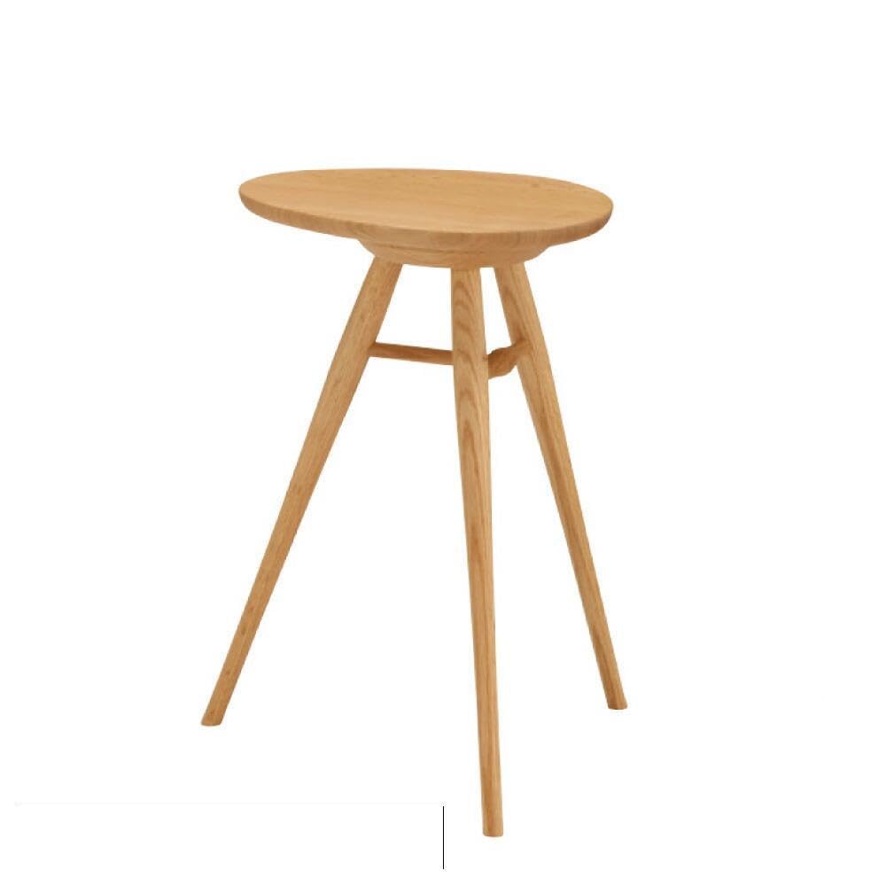 Amazon｜【KASHIWA】エッグテーブル オーク材 サイドテーブル 飛騨の