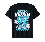 67 6 7 Six Seven Meme 6 7 Brainrot Italiano 67 Juegos de niños Camiseta