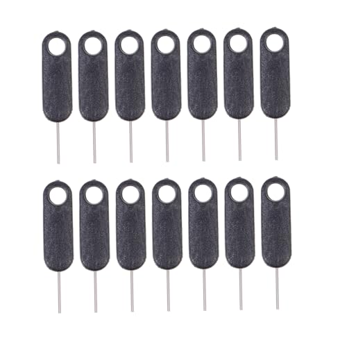 UKCOCO Lot de 15 Outils D'extraction De Plateau Sim Éjection De Broche en Alliage D'aluminium pour Téléphones Et Tablettes Portable Et Léger