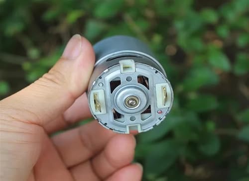 Moteur électrique 555 avec roulement à billes avant et balais de carbone - 5