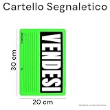 Zoom IMG-1 cartello vendesi in pvc plastificato