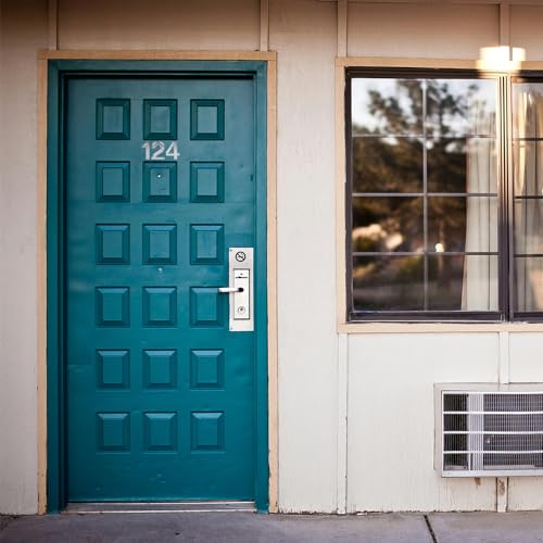 3 Inch Door Numbers, 3D Self Adhesive Mailbox Numbers 0-9, Address Numbers Waterproof House Numbers Street Number Stickers for House Mailbox Apartment Hotel Courtyard Cafe, Silver (Silver0) - Image 6