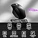 Keychron M6 Wireless All Silent Gaming Optical Mouse, 1000Hz Tri-Mode 2.4 GHz/Bluetooth 5.3/Wired, PixArt 3311 Sensor, 12000 DPI, Magnetic Metal Scroll Wheel for Windows PC/Mac - Black