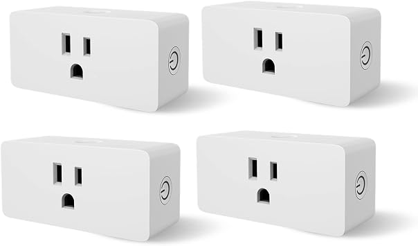 WBM Smart WiFi Socket, Voice and App Control Plug, White