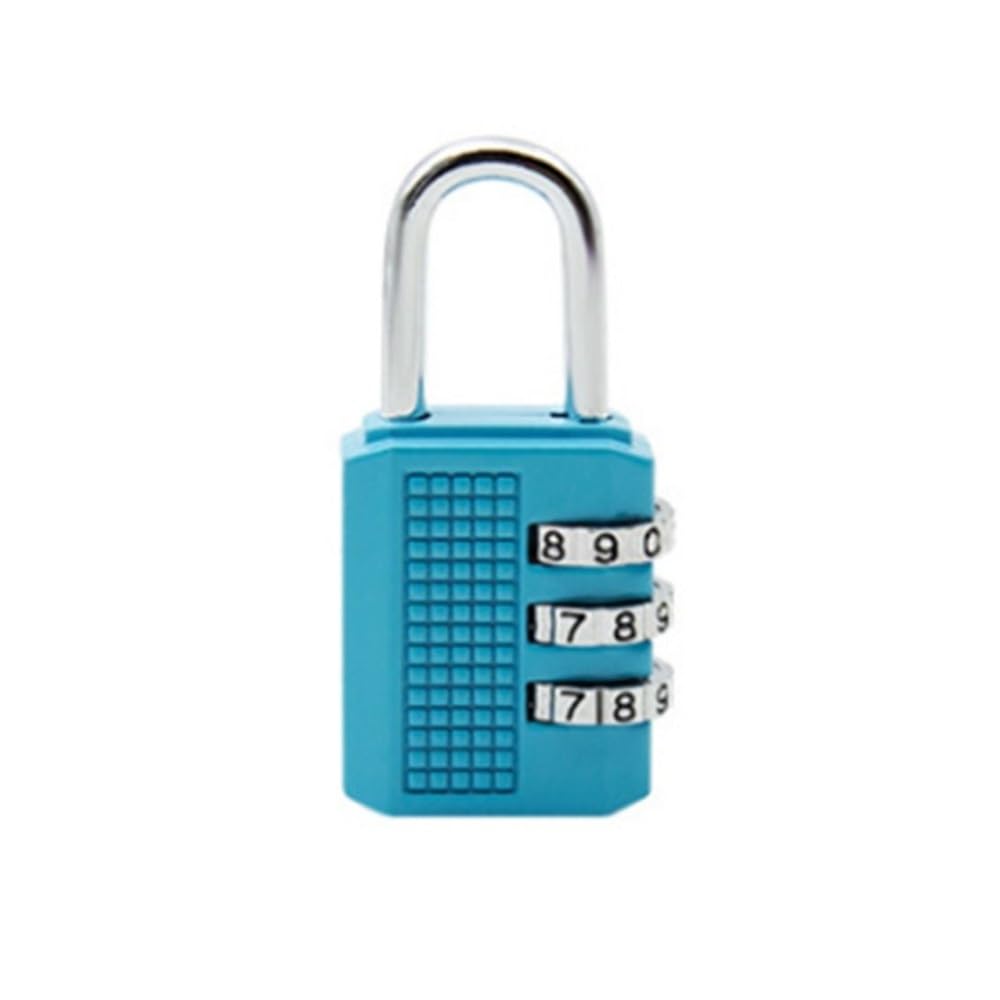 Suitcase Locks, Security Combination Padlock Multicolor for Luggage Backpack(Blu)