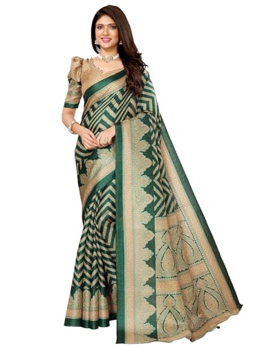 Image of Yashika Women's Sarees Women's Combo Art Silk Printed Saree With Unstitched Blouse Piece |saree for Women | saree combo | New Sari | Saree Pack Of 3