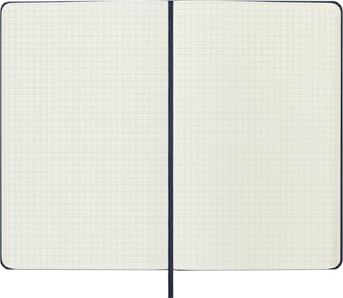 Carnet de notes Moleskine couverture rigide bleu saphir 13 x 21 cm - 6