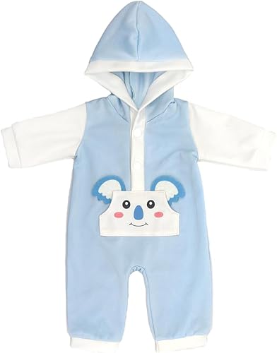 Miniatura 5 de AISITE Ropa de muñeca para muñecas de 14 a 16 pulgadas, 2 conjuntos de overoles de conejo, ropa de muñeca viva, mameluco