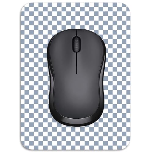 Dapesuom Small Mouse Pad, 6 x 8 Inch Thick Rubber Premium-Textured Non-Slip Portable & Washable Mini Mouse Mat for Women Men Wireless Laptops Keyboard Tray Gaming Work Office Travel,Blue Grey