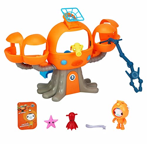Octopod Playset | 6 Pieces Including Deep Sea Captain Barnacles & Net Launcher