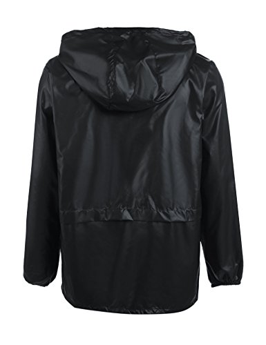 COOFANDY Mens Packable Rain Jacket Lightweight Waterproof Raincoat with Hood Outdoor Rain Gear Travel Hiking Cycling3